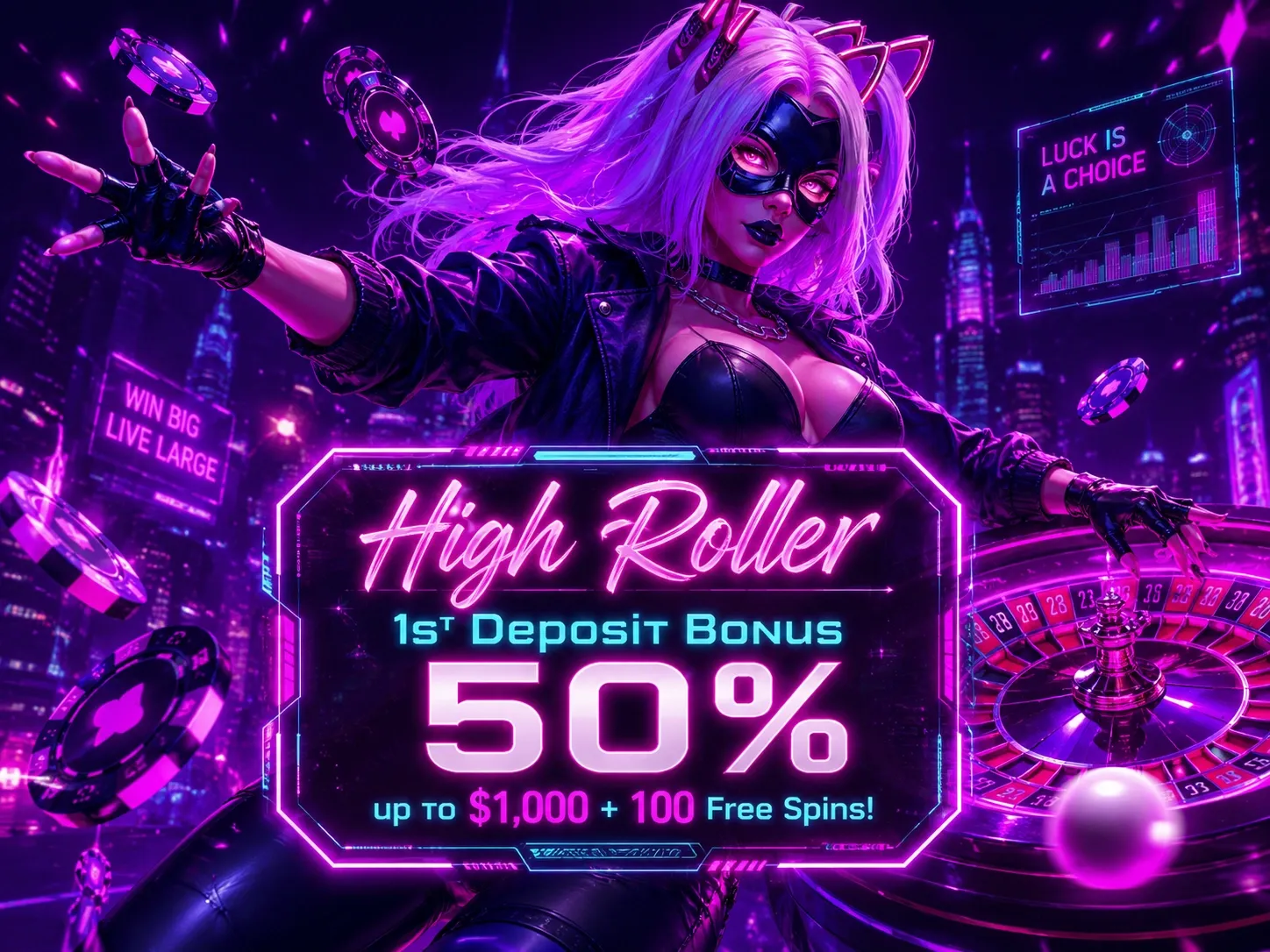 High roller deposit bonus